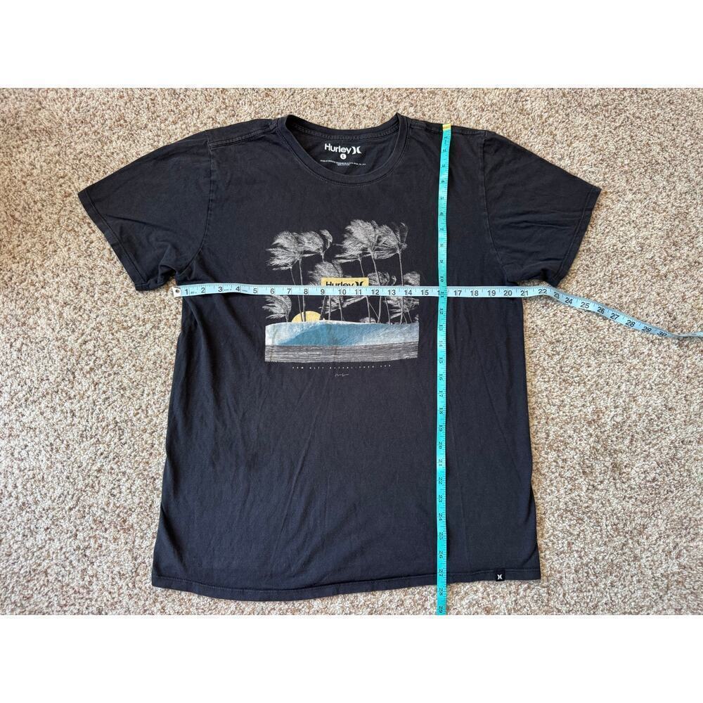 HURLEY Men's T-shirt size Large, Black - Picture 4 of 6